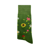 Flores - Calcetín de flores
